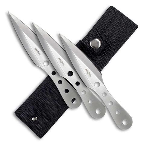 Lightning Bolt Throwing Knife Set - Stainless Steel Throwing Knives - Balanced Throwing Knives ...