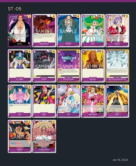 ST-05 One Piece Card Game Deck | OnePiece.gg