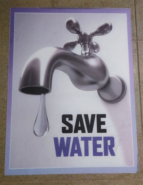 Save water poster stock image. Image of poster, organ - 274897651