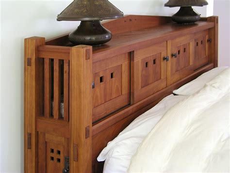 Bookcase Headboard | Custom bedroom furniture, Diy furniture bedroom, Craftsman style furniture