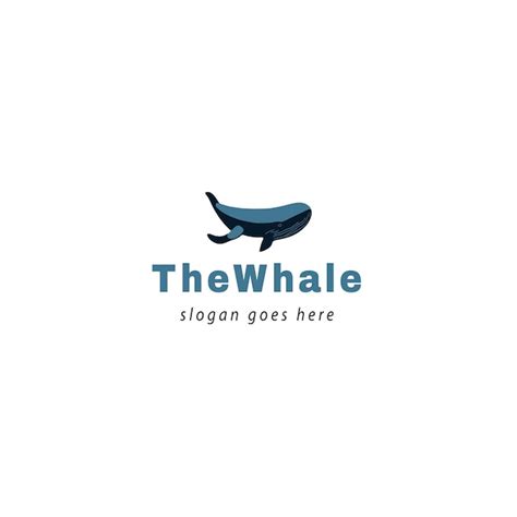 Premium Vector | Whale vector logo design