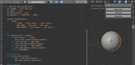 Calling functions by pressing buttons in Blender custom UI