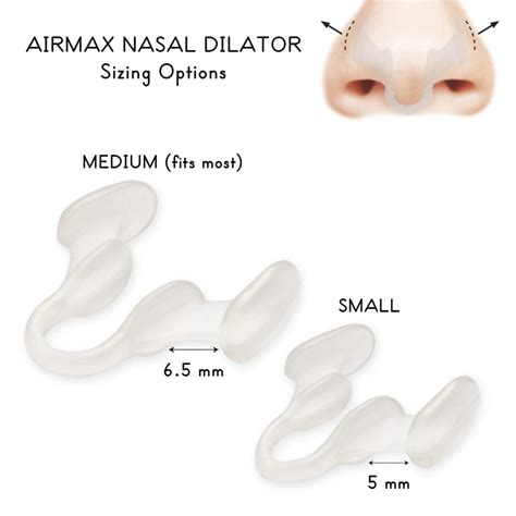 AIRMAX® Nasal Dilator for Better Sleep – Two Size Trial Pack – (Small ...