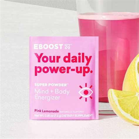 EBOOST SUPER POWDER - Pink Lemonade - Pink Lemonade | Flip App