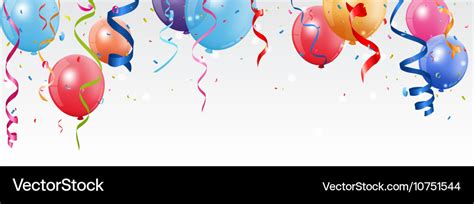 Birthday and celebration banner Royalty Free Vector Image