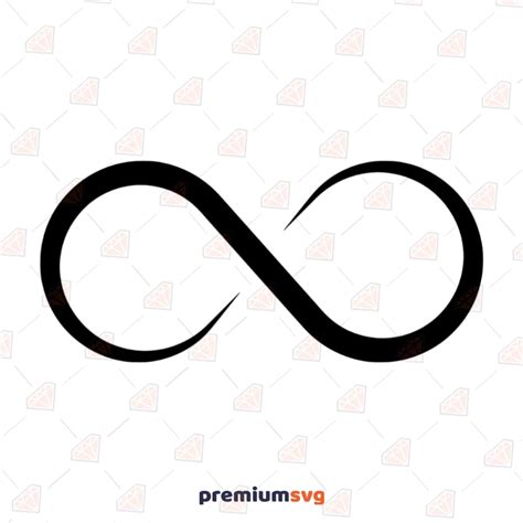 Open Infinity Symbol SVG Cut File, Open Infinity Clipart Instant Download | PremiumSVG