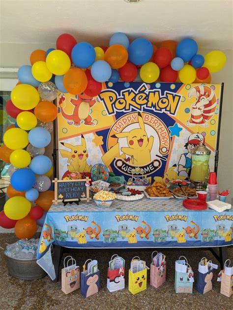 Pokemon birthday | Pokemon party, Pokemon party decorations, Pokemon birthday party