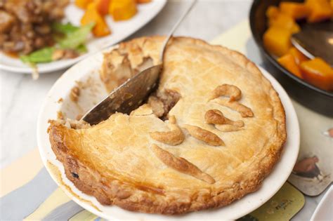 meat pie with pastry crust - Free Stock Image