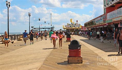 Seaside Boardwalk Photograph by Frank Nicolato - Fine Art America