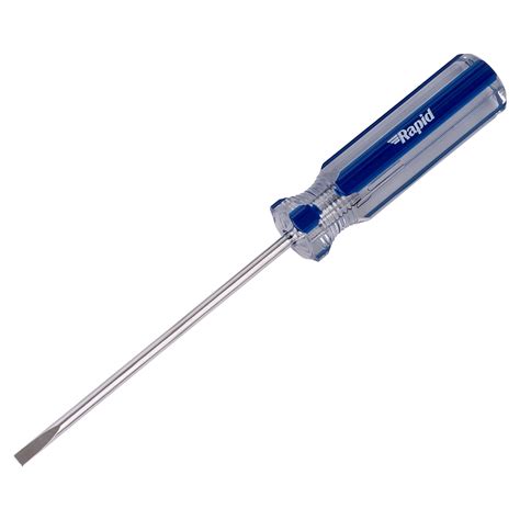 Rapid 75 x 3mm Flat Bladed Screwdriver | Rapid Electronics