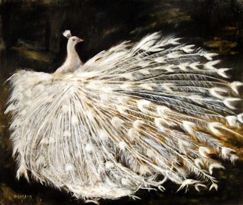 White Peacock - Oil Painting by masaad on DeviantArt