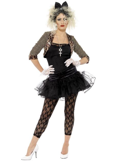 Smiffys 80s Wild Child Singer Pop Music Adult Womens Halloween Costume 36233 - Fearless Apparel