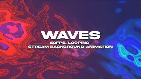 Wavy Aesthetics Stream Background 60fps/1080p Streamlabs/obs - Etsy