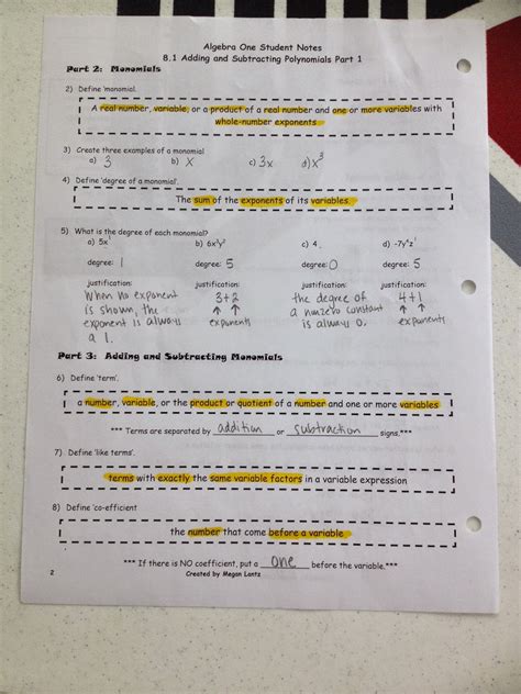 Making Mathematics Magical: Adding & Subtracting Polynomials