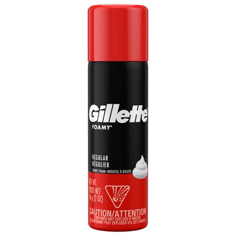 Save on Gillette Foamy Shave Foam Regular (Travel Size) Order Online Delivery | Stop & Shop