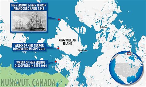 Inside the doomed HMS Terror: Dive reveals stunning look at ruins of a Franklin Expedition ship ...