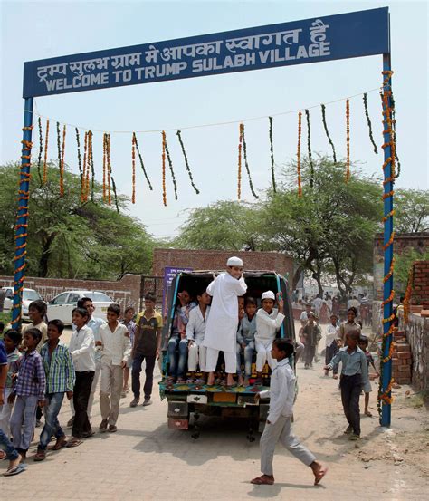 Village in Haryana named after Donald Trump - Rediff.com India News