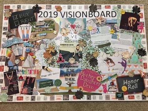 2019 Mother-Daughter Vision Board | Vision board diy, Vision board examples, Vision board ...