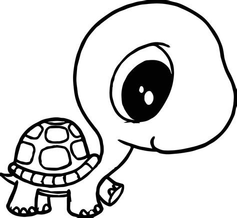 Animated Turtle Coloring Pages