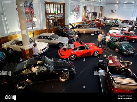 Vintage cars auction Stock Photo - Alamy