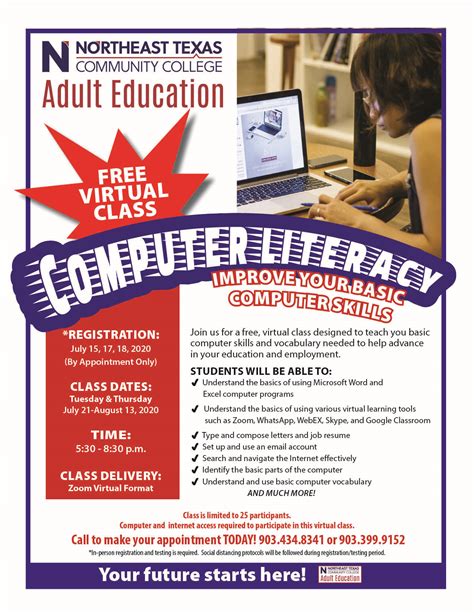 Adult Education offers free online computer literacy class | Northeast ...