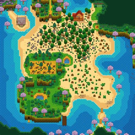 Beach farm layout - Stardew Valley | The Lost Noob