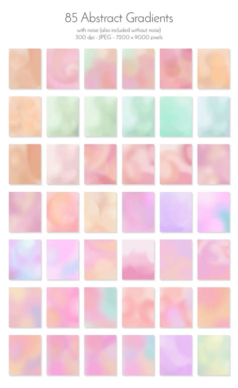 Abstract Pastel Gradients - Design Cuts