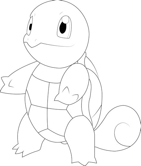 Squirtle Lineart by Alcadeas1 on DeviantArt