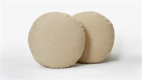 Decorative Round Pillows 16 x 16 (Set of 2) | Joybird