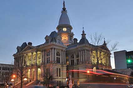 Tippecanoe County Courthouse in Lafayette-West Lafayette, Indiana