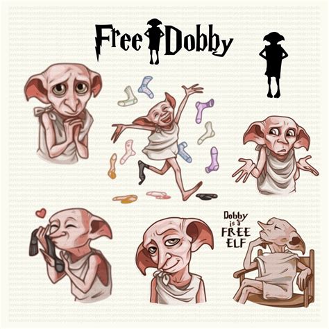 Dobby SVG Free Dobby SVG Dobby is a Free Elf Dobby Loves - Etsy