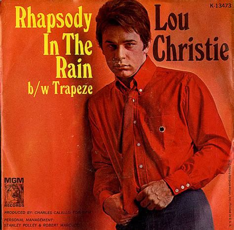 Lou Christie – Rhapsody in the Rain Lyrics | Genius Lyrics