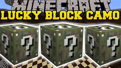 Minecraft: CAMO LUCKY BLOCK MOD (CRAZIEST BLOCKS IN THE WORLD!) Mod ...