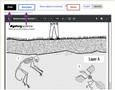 How do I print or download worksheets? – Mystery Science Support Center