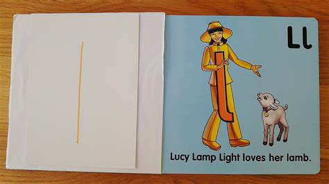 Letterland - Lucy Lamp Light writing 📝 - YouTube