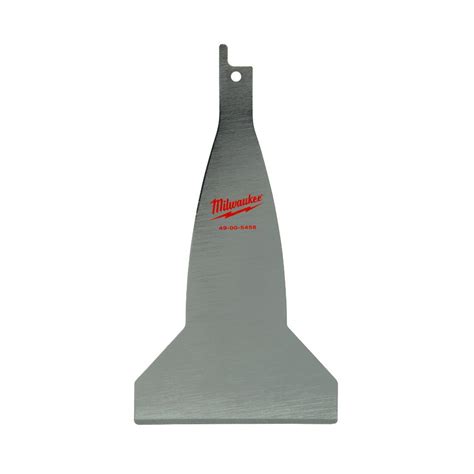 Milwaukee 3 in. Scraper Reciprocating Saw Blade-49-00-5456 - The Home Depot