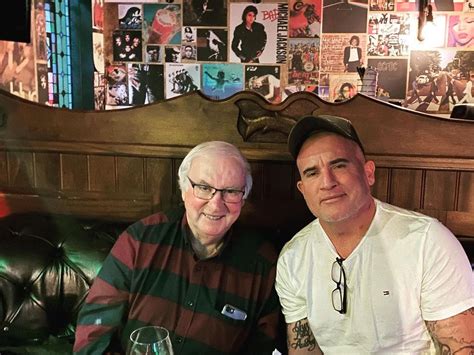 Prison Break star Dominic Purcell enjoys a pint with his 'beautiful' step-dad in Co Louth pub ...