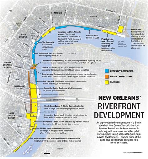 New Orleans riverfront development map | | nola.com