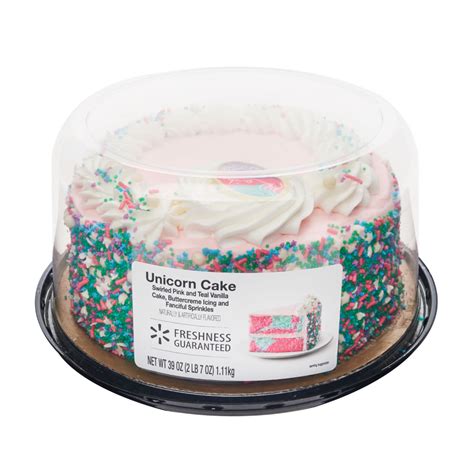 Freshness Guaranteed 7" Color Blast Cake, 39oz - Walmart.com | Savoury cake, Cake, Unicorn cake