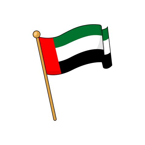 United Arab Emirates Flag Royalty Free Stock SVG Vector and Clip Art