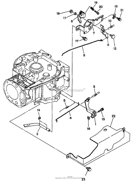 Snapper EH18V 6.5 HP 4 Cycle OHV Robin Engine Parts Diagram for Governor, Operation