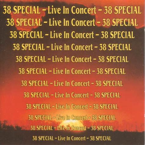 38 Special - Live In Concert (1991, CD) | Discogs