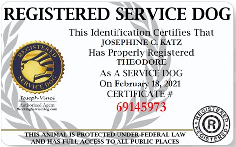 Diabetic Alert Dogs Of America Official Certificate | lupon.gov.ph