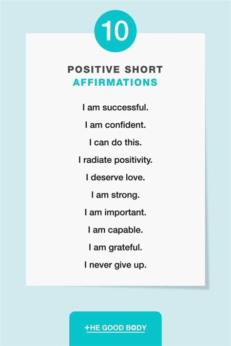 25 Short Positive Affirmations to Start Reciting Today