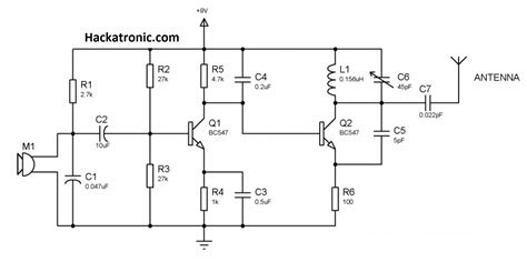 Fm Transmitter Circuit Diagram