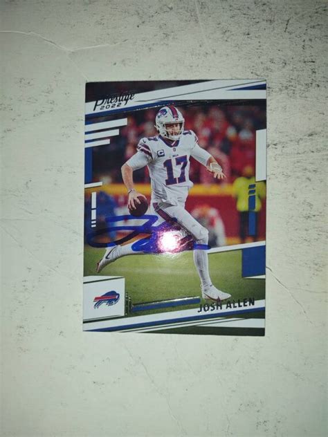 Josh Allen Autographed Card - Etsy