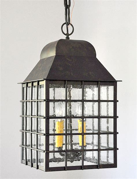 Craftsman Style Pendant CH026 | Unique Iron Lighting