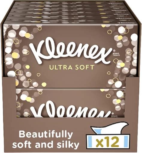 Kleenex Ultra Soft Facial Tissues - Pack of 12 Tissue Boxes - Our ...