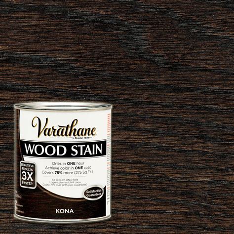 Varathane 1 qt. 3X Kona Premium Wood Interior Stain (Case of 2)-266161 ...