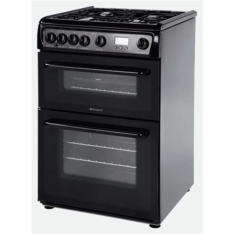 Hotpoint gas freestanding double cooker: 60cm - HAG60K | Hotpoint